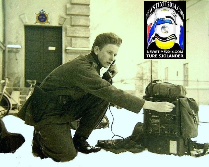 A Swedish Soldier in-exile: Ture Sjölander age 18.