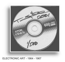 Order the DVD signed by  TURE SJOLANDER'S  ELECTRONIC ART WORKS 1964 - 1967  LIMITED  EDITION: 1/500.